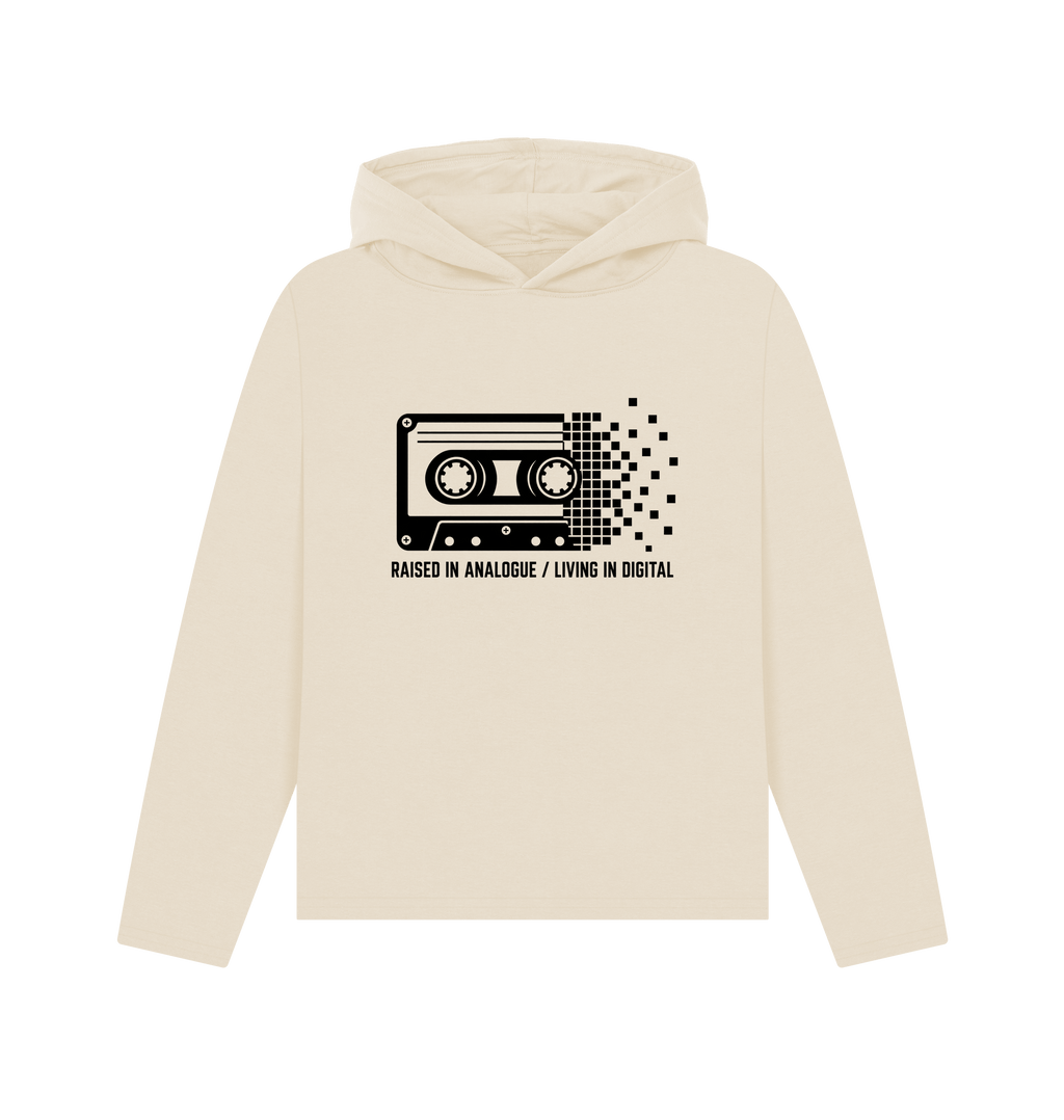 Oat Printed Hoody Front