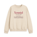 Oat Printed Sweater Front