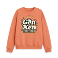 Apricot Printed Sweater Front