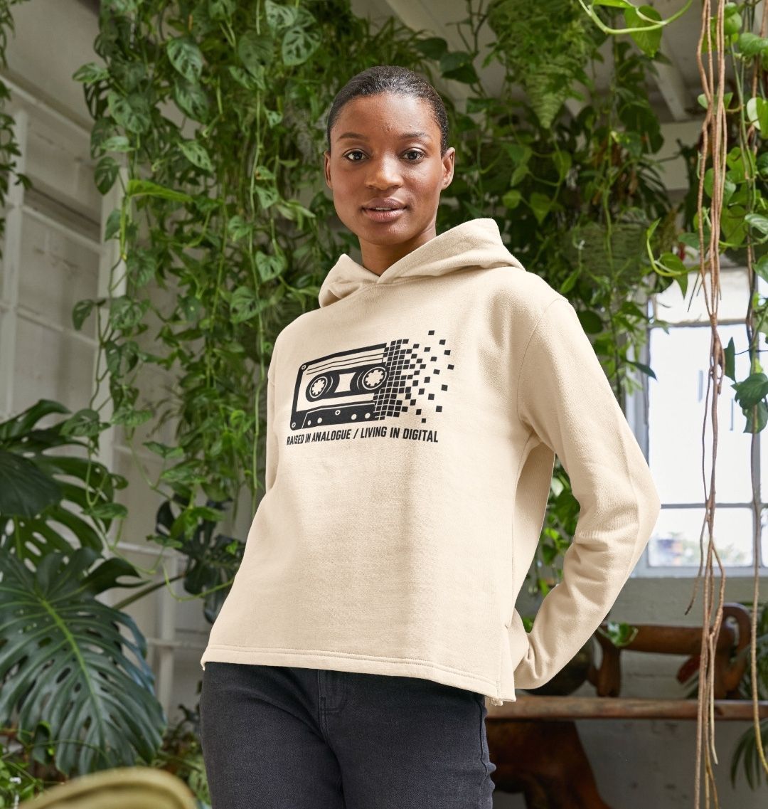 Additional product photo 1 of Women's Xennial Cassette Hoodie, Halfway Modern