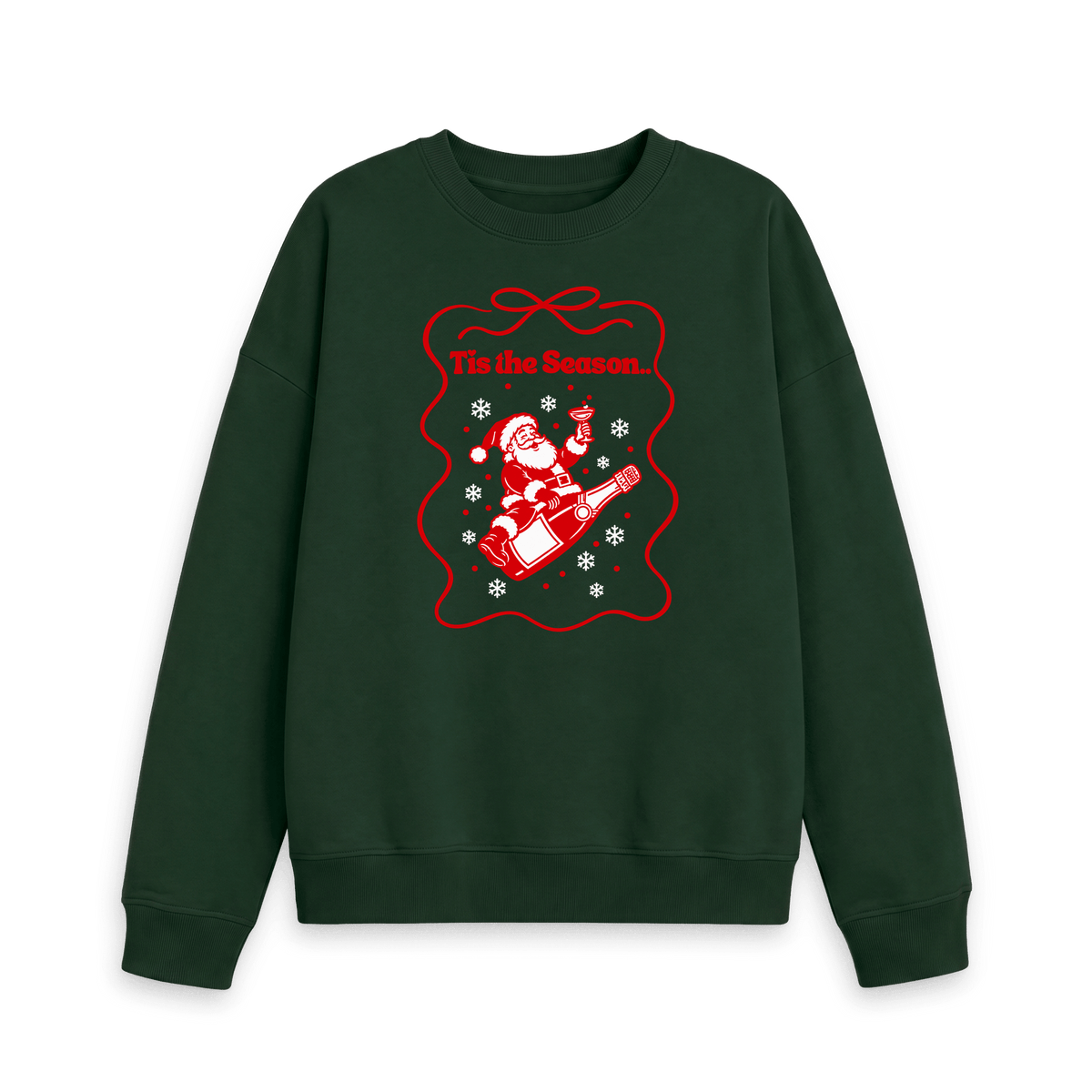 Evergreen Printed Sweater Front