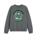 Slate Grey Printed Sweater Front