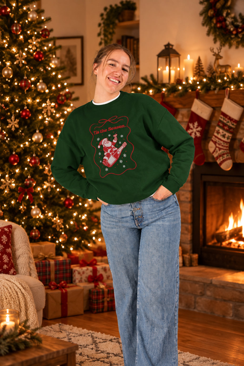 Additional product photo 2 of Tis the Season Oversized Jumper, Halfway Modern