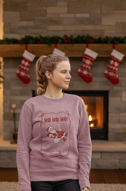 Halfway Modern Ho Ho Ho Christmas jumper