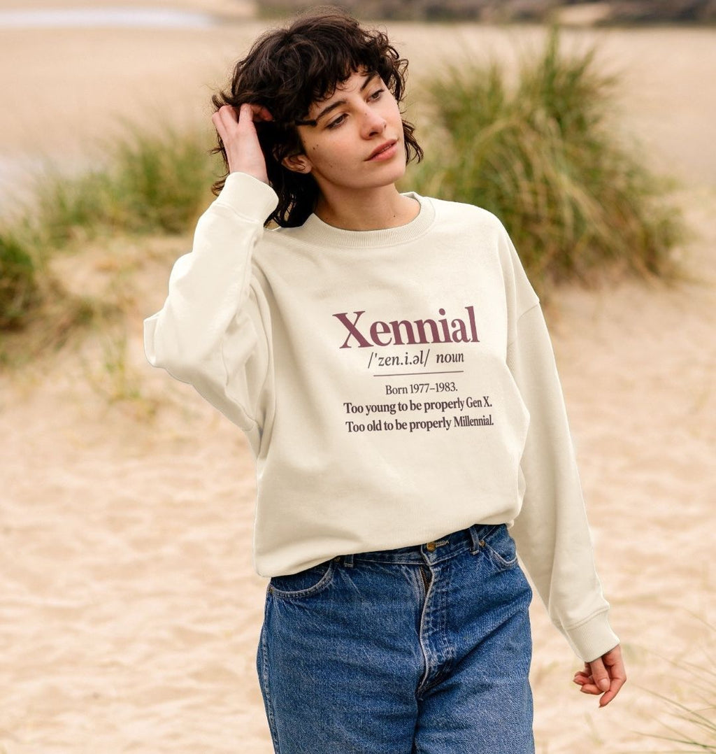 Halfway Modern Xennial Definition jumper in oat